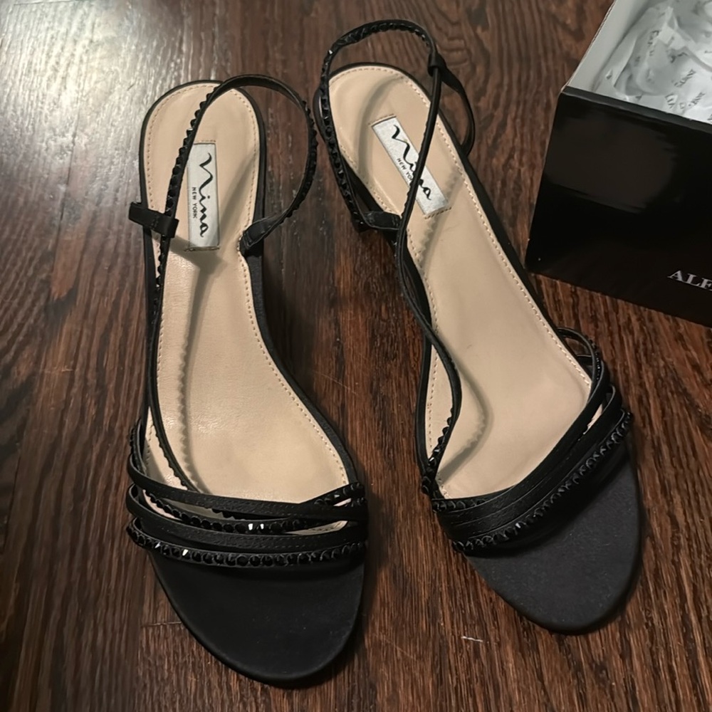 Black Nina Heels